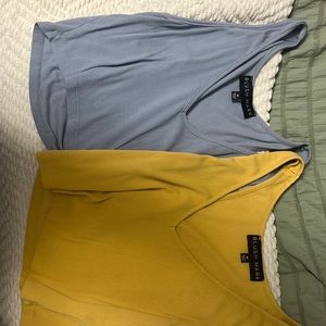 Two loose tank tops